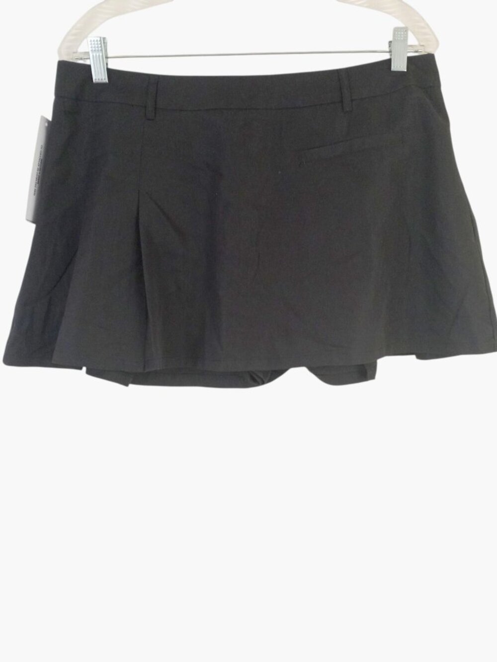 NWT Princess Polly Barrymore Black Mini Skort Womens 8 Built In Shorts